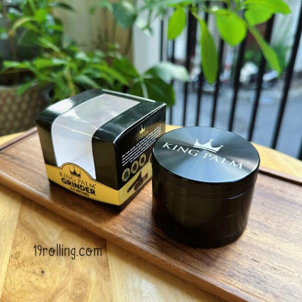 62MM-KingPalm-Grinder-4-Pieces-Black