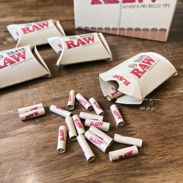 RAW Pre-Rolled-Slim-Herbal-Tips-Tip-RAW-Cuôn-Sẵn