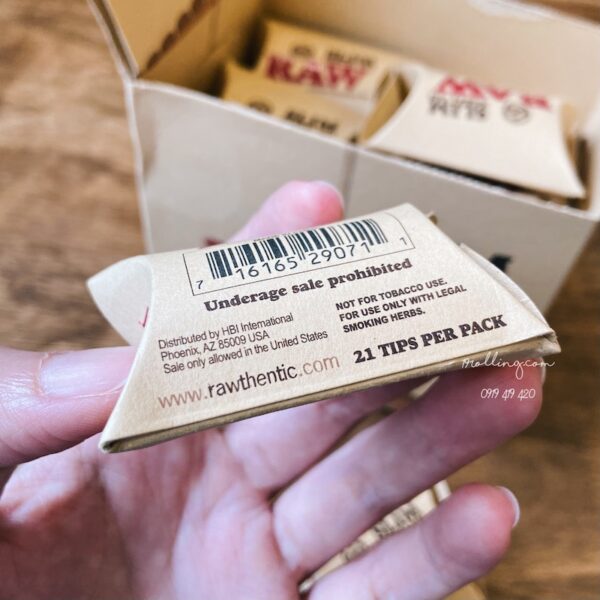 RAW Pre-Rolled-Slim-Herbal-Tips-Tip-RAW-Cuôn-Sẵn