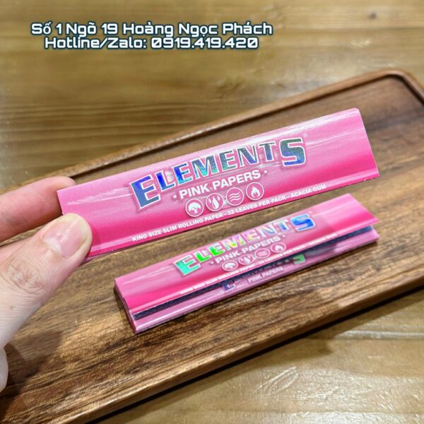 110MM-Elements-Pink-Papers-Kingsize-Slim