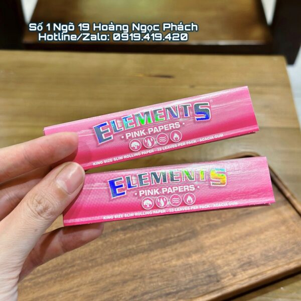 110MM-Elements-Pink-Papers-Kingsize-Slim