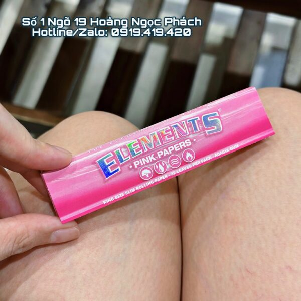 110MM-Elements-Pink-Papers-Kingsize-Slim