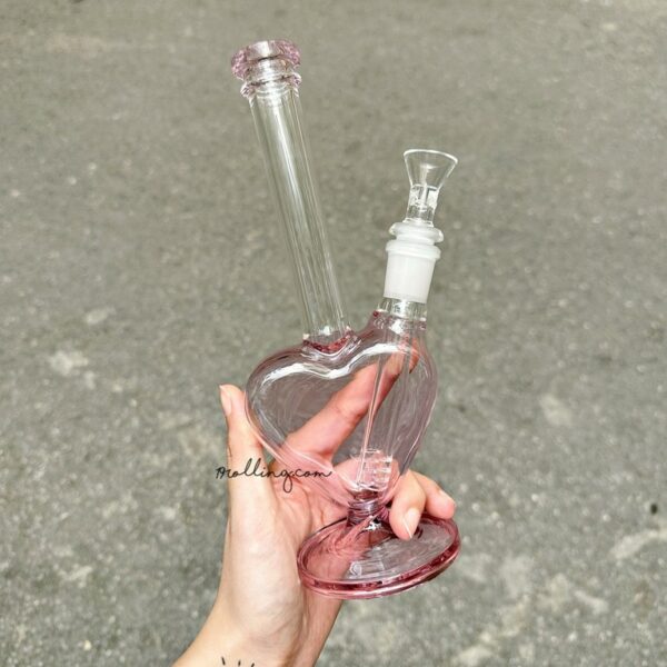 Boong-Glass-Pink-Heart-25CM