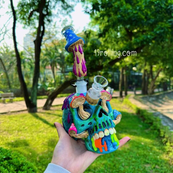 BoongGlass-Skull-3D-Mushroom-30CM
