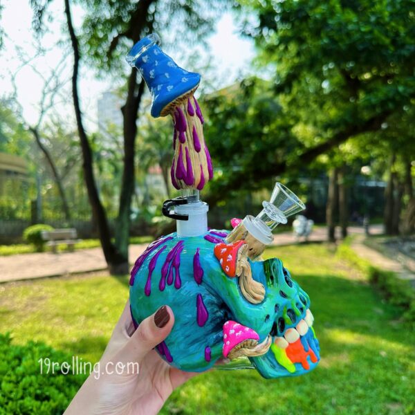 BoongGlass-Skull-3D-Mushroom-30CM