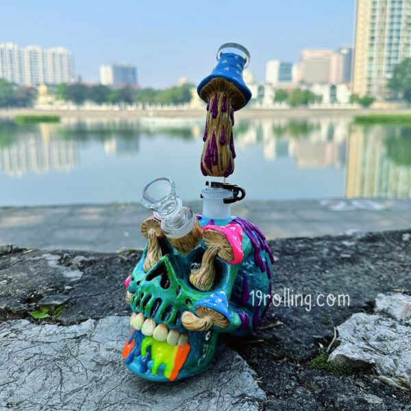 BoongGlass-Skull-3D-Mushroom-30CM